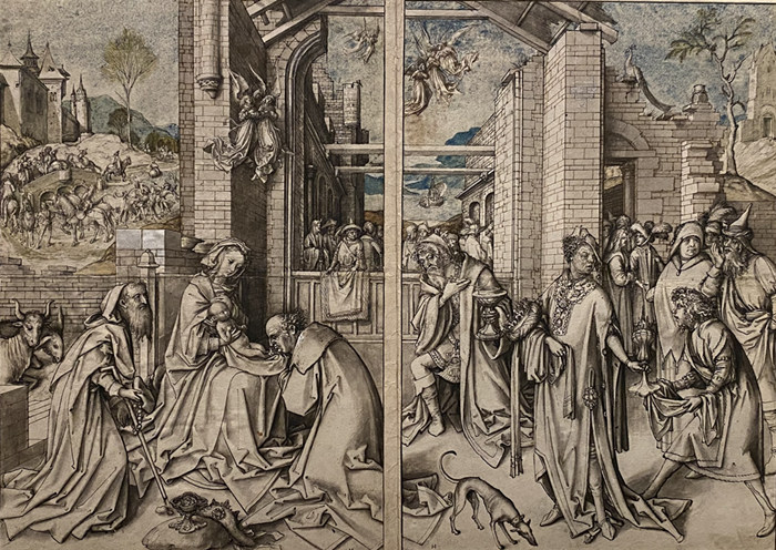 “三王来朝”（Adoration of the Magi），老汉斯·霍尔拜因（Hans Holbein der Ältere，1460-1524） ...