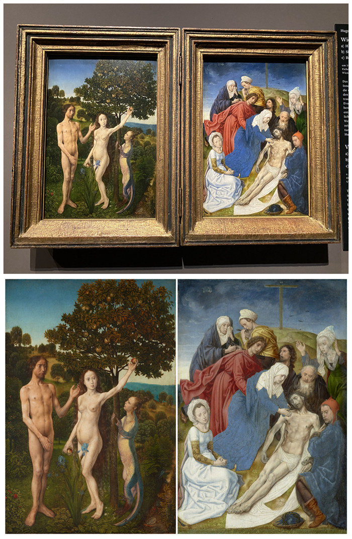 “维也纳双联画”（Vienna Diptych），雨果·凡·德·古斯，约1477/79，奥地利维也纳艺术史博物馆藏品  ...