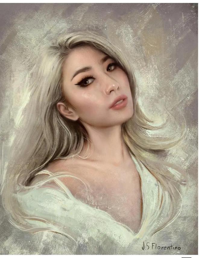 插画艺术家Justine Florentino绘画作品